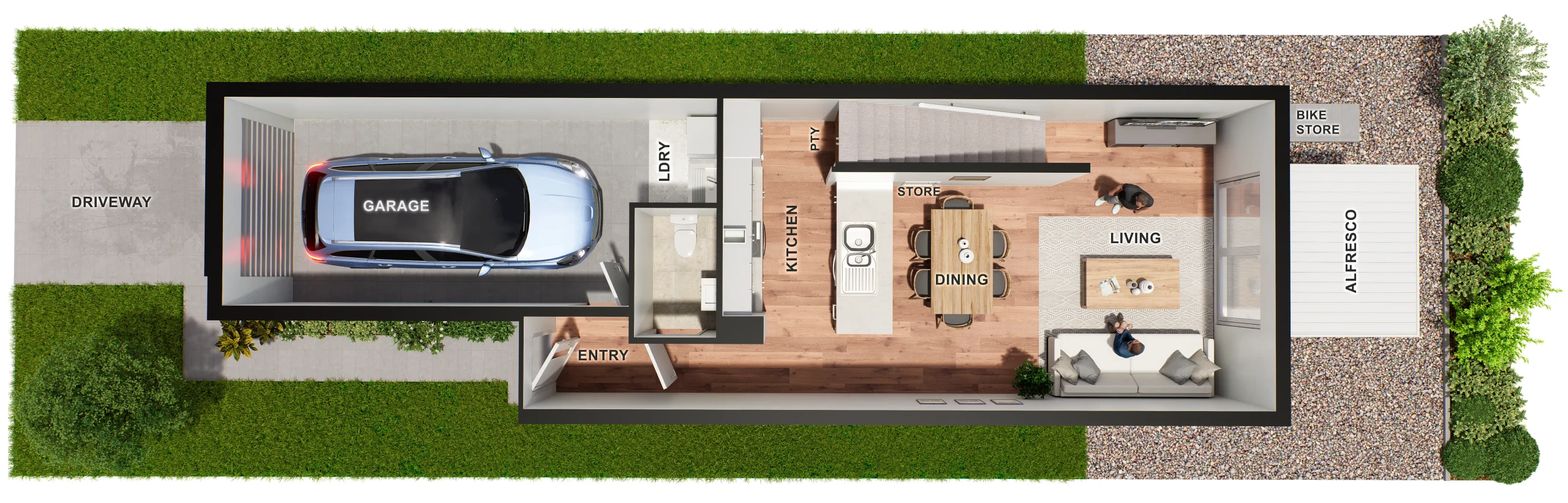 Goshawk Quarter townhouse floorplan